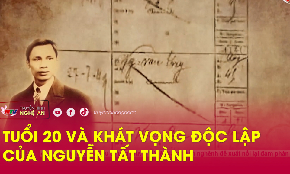 Tuổi 20 và khát vọng độc lập của Nguyễn Tất Thành