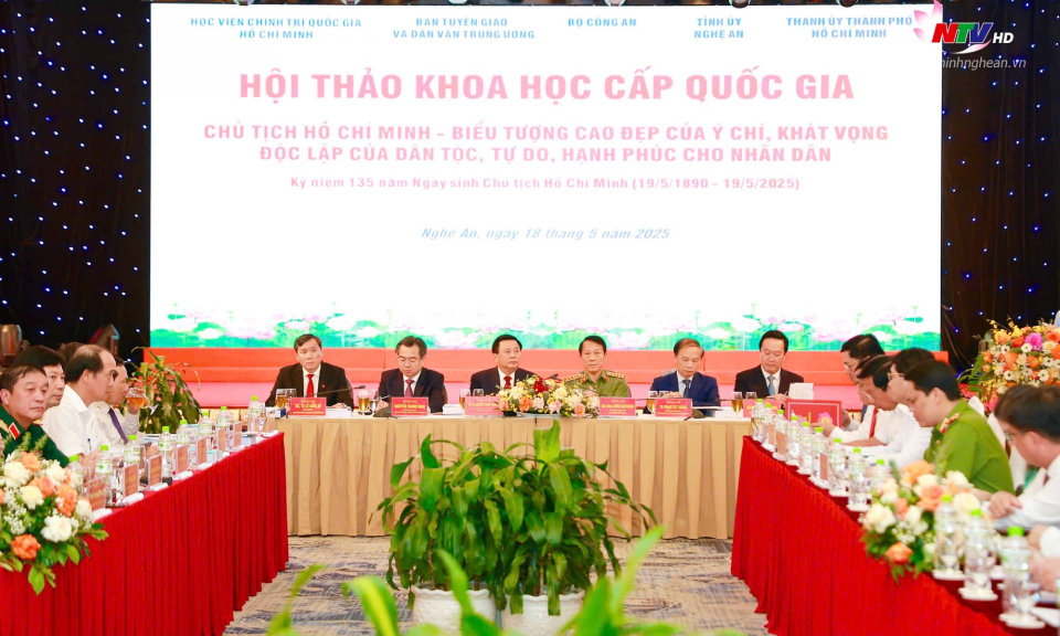 Hội thảo “Chủ tịch Hồ Chí Minh - Biểu tượng cao đẹp của ý chí, khát vọng độc lập của dân tộc, tự do, hạnh phúc cho nhân dân”